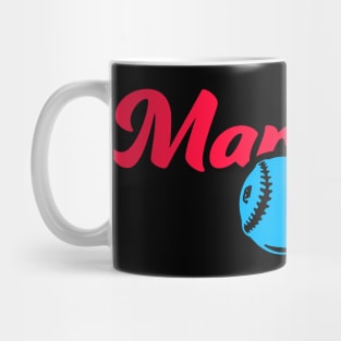 Marlins Ball and Dog Mug